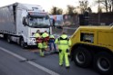 VU LKW A 4 Rich Aachen hinter Rodenkirchener Bruecke P16